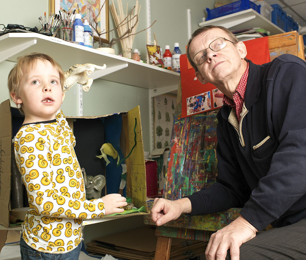 Hans Rosling - farfar till Max (Foto: Karim Hatoum)